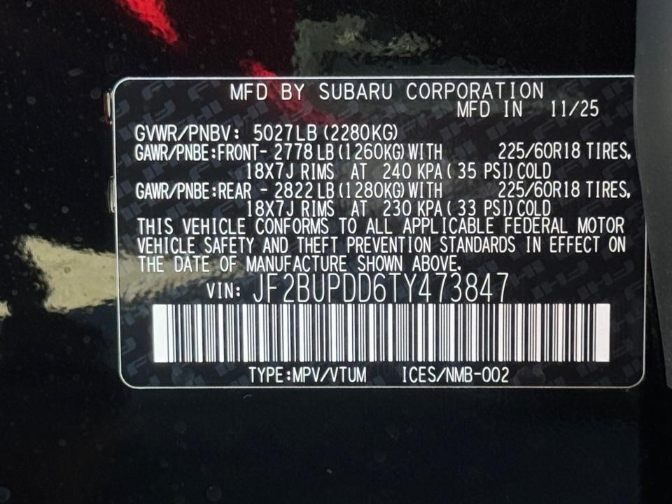 2026 Subaru Outback Limited