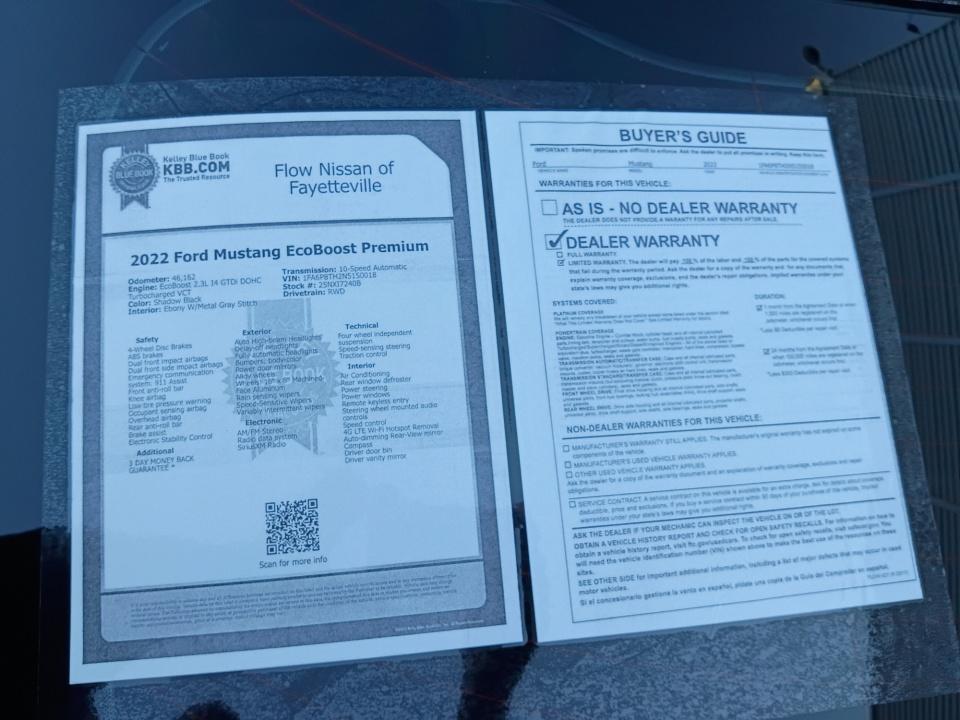 2022 Ford Mustang EcoBoost Premium