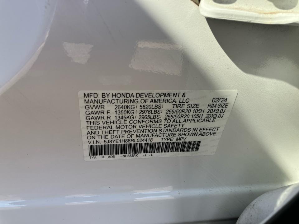 2024 Acura MDX w/Advance Package