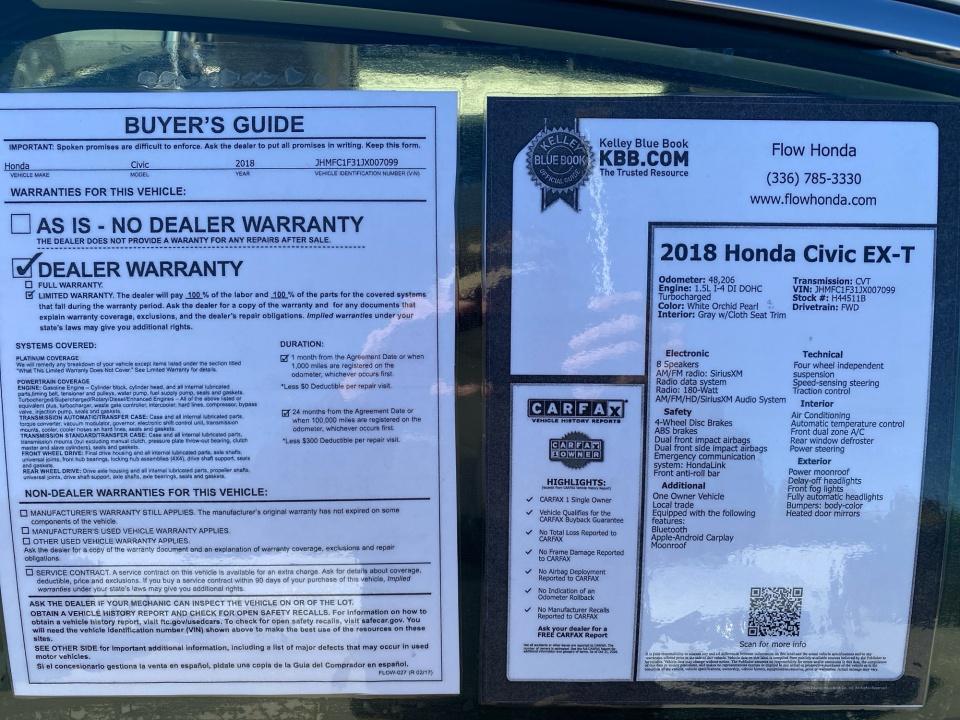 2018 Honda Civic EX-T