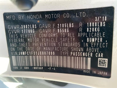 2018 Honda Civic EX-T