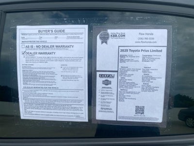 2025 Toyota Prius Limited