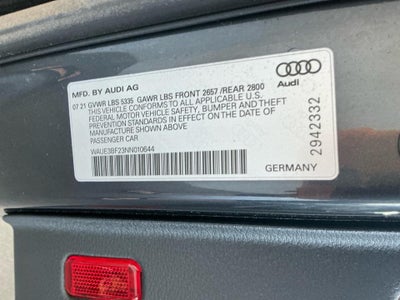2022 Audi A6 Sedan Premium Plus