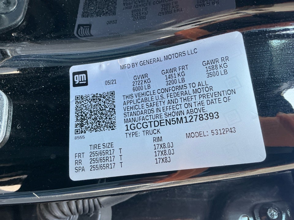 2021 Chevrolet Colorado 4WD Z71