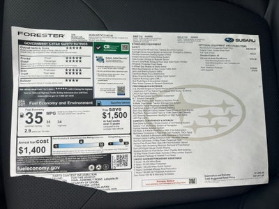 2026 Subaru Forester Limited Hybrid