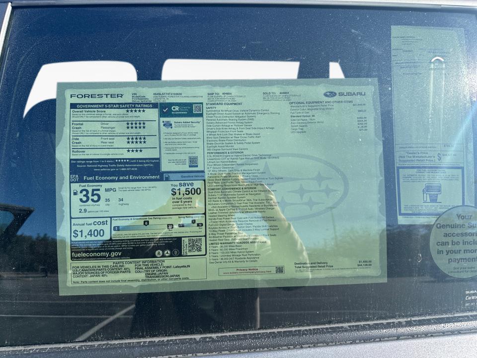 2026 Subaru Forester Touring Hybrid