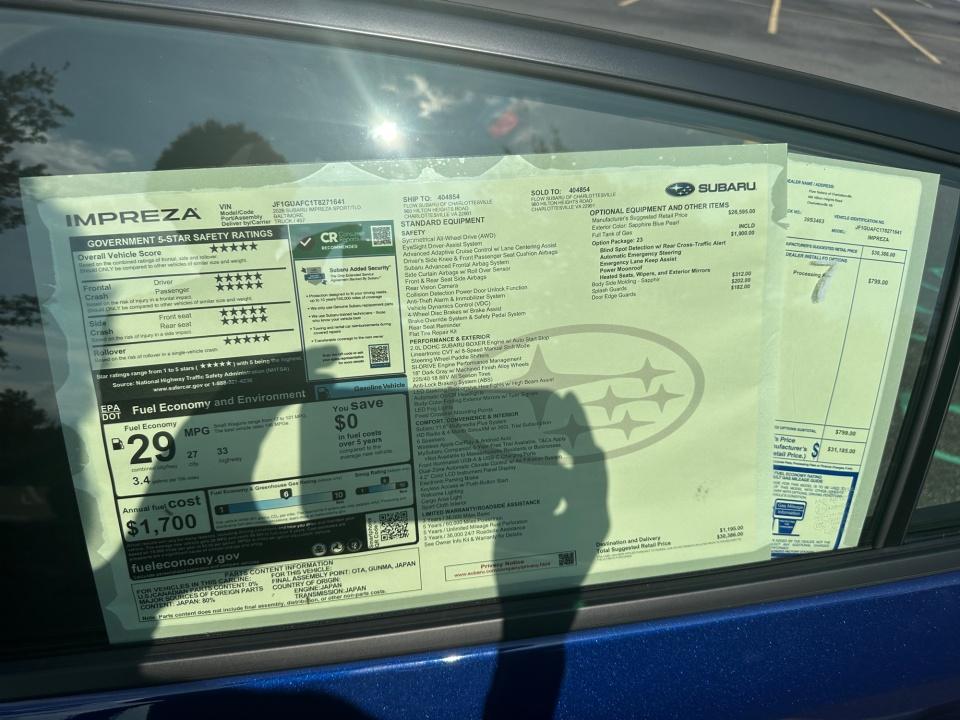 2026 Subaru Impreza Sport