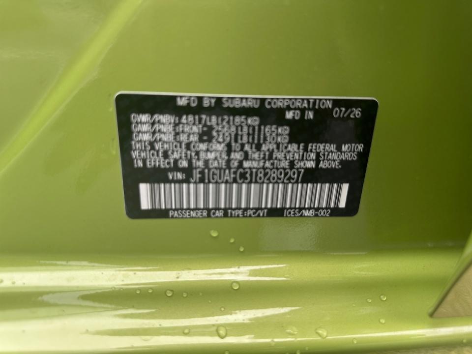 2026 Subaru Impreza Sport