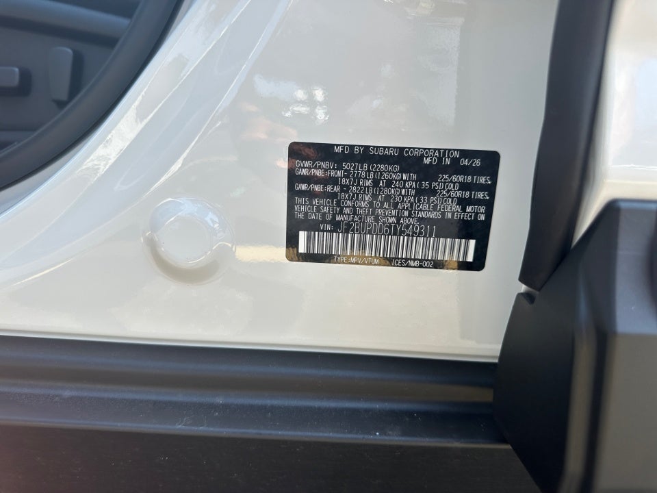 2026 Subaru Outback Limited
