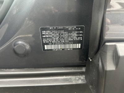2026 Subaru Outback Limited XT