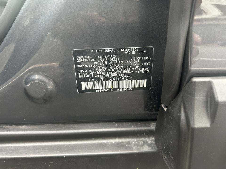 2026 Subaru Outback Limited XT