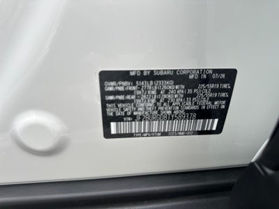 2026 Subaru Outback Limited XT