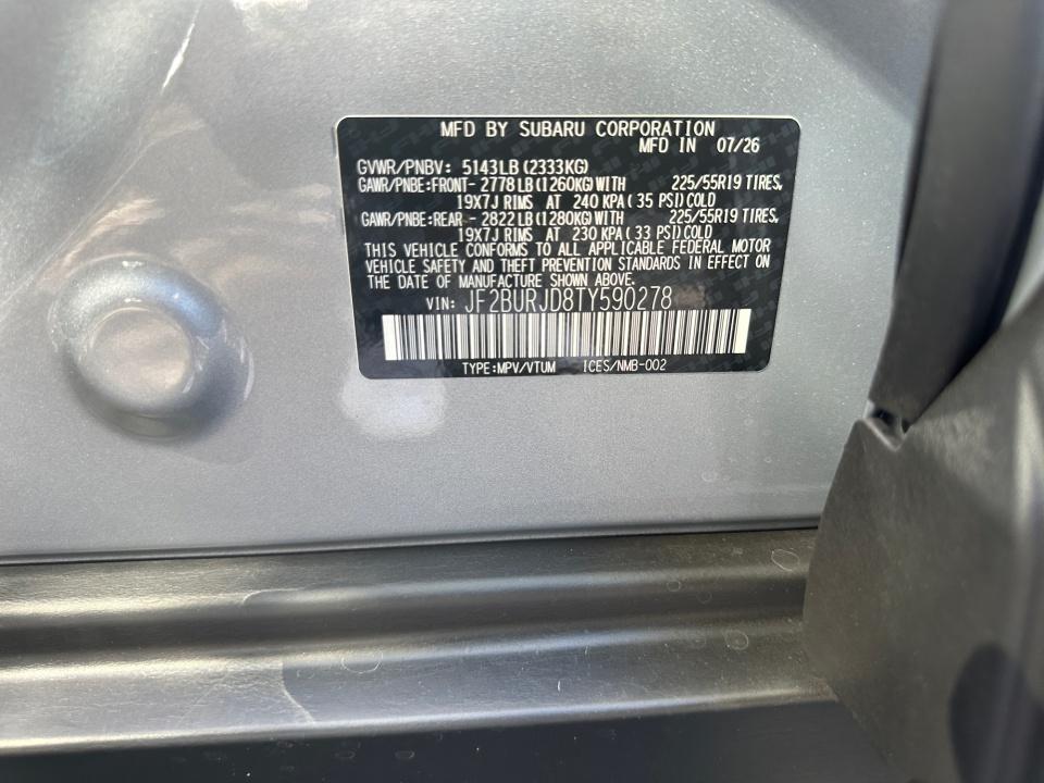 2026 Subaru Outback Touring XT