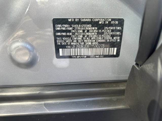 2026 Subaru Outback Touring XT