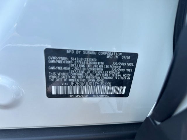 2026 Subaru Outback Touring XT