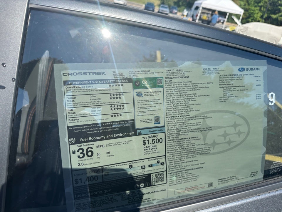 2026 Subaru Crosstrek Limited Hybrid
