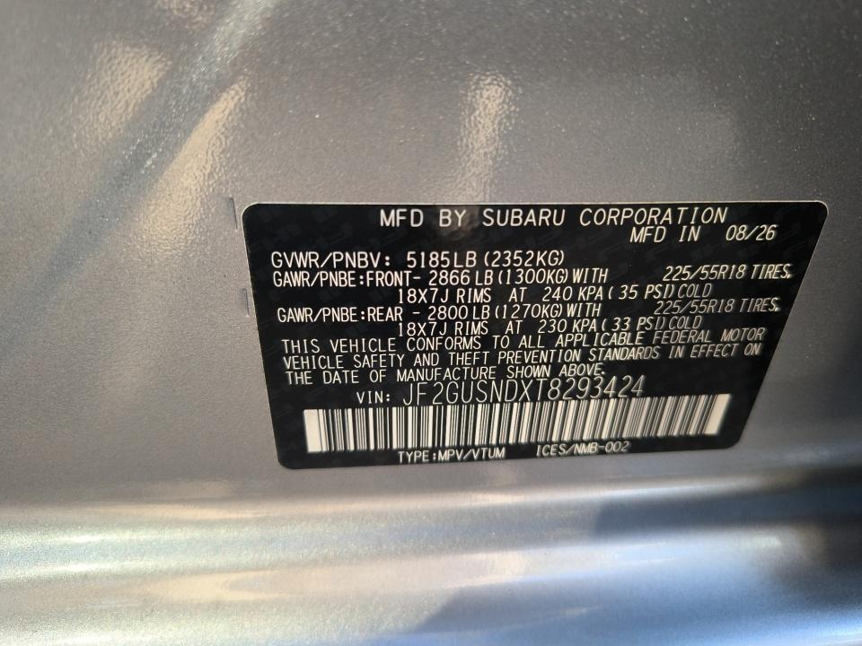 2026 Subaru Crosstrek Limited Hybrid