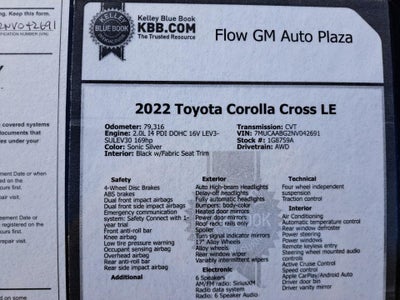 2022 Toyota Corolla Cross LE