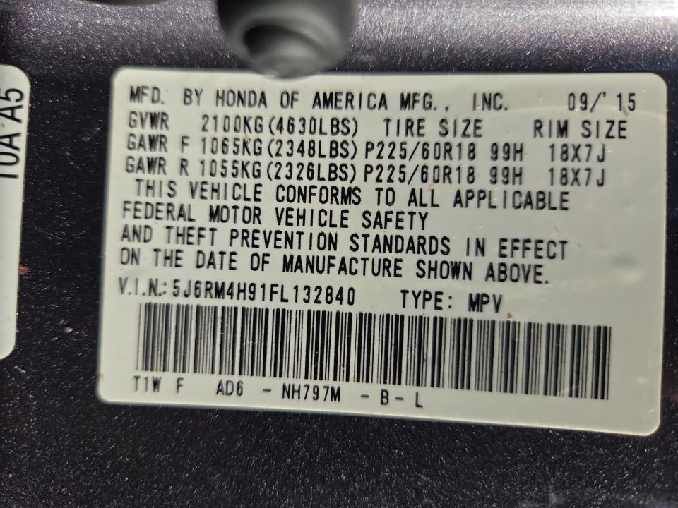 2015 Honda CR-V Touring