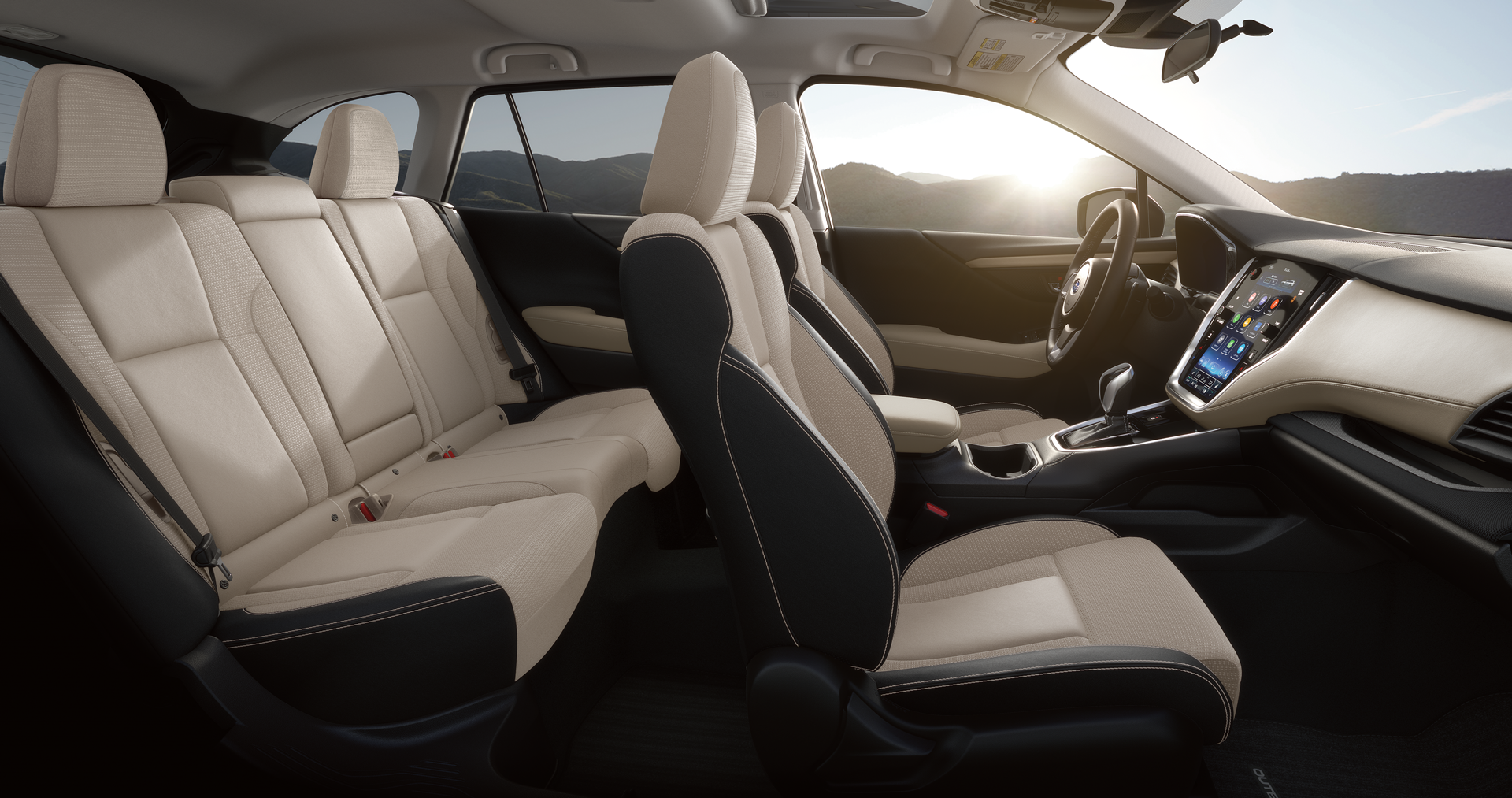 2025 Subaru Outback Premium in Warm Ivory Cloth