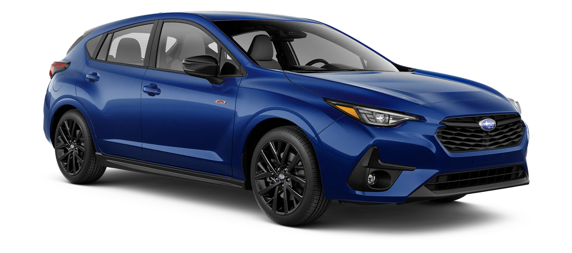 2026 Subaru Impreza RS Shown in Sapphire Blue Pearl